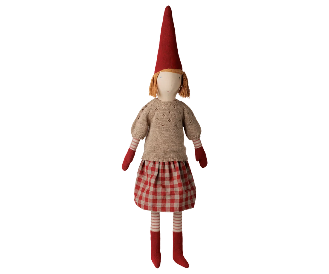 Maileg Pixy,  Größe 5 - Mädchen mit Strickhemd - athomewithpaula