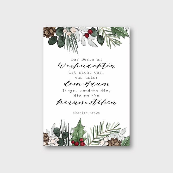 Postkarte "Charlie Brown"