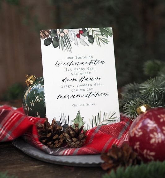 Postkarte "Charlie Brown"