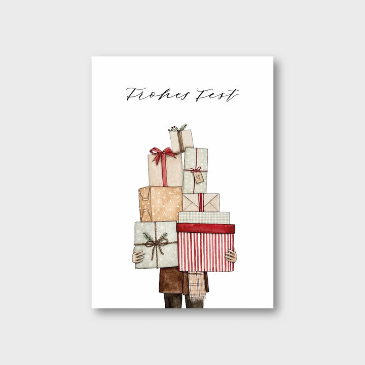 Postkarte "Geschenkeberg"