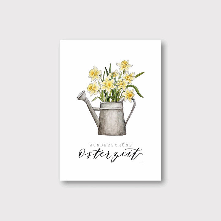 Frollein Lücke Postkarte „Gießkanne“ - athomewithpaula