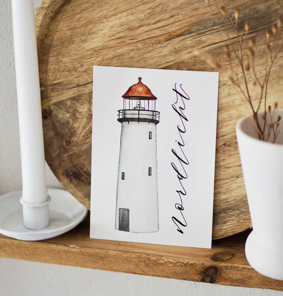 Postkarte "Leuchtturm"