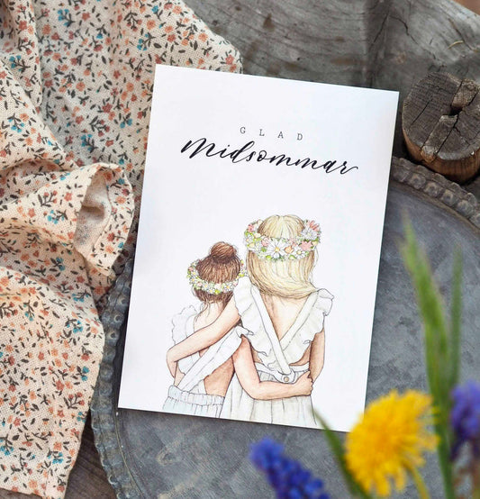 Postkarte "Midsommar"