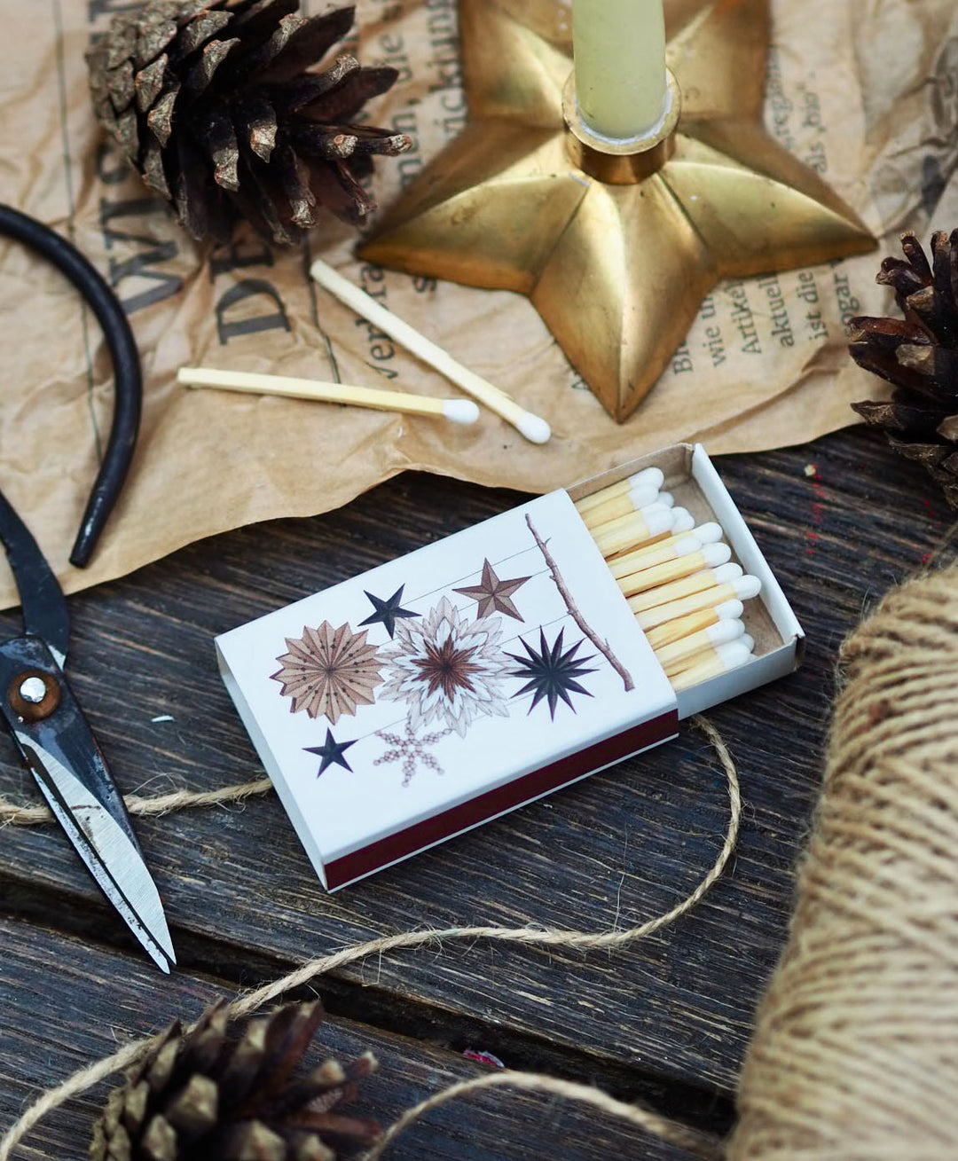 Frollein Lücke Streichhölzer „Weihnachtssterne“ - athomewithpaula