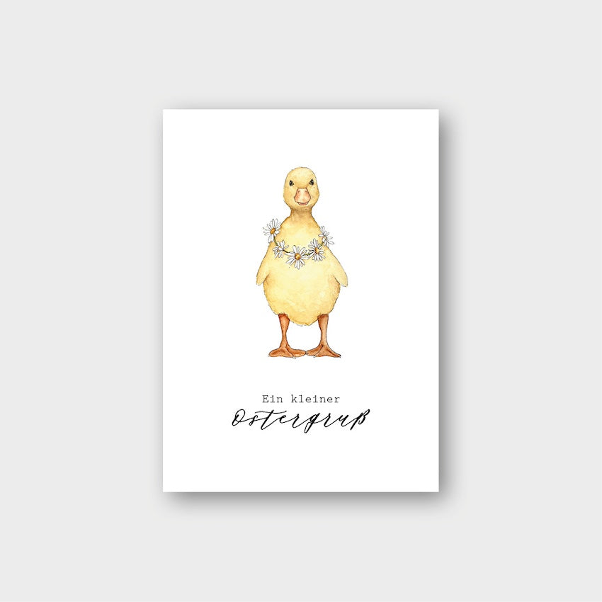 Frollein Lücke Postkarte A6 "KÜKEN" - athomewithpaula