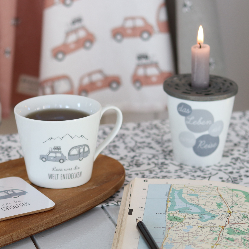 Krasilnikoff Happy Cup "Lass uns die Welt entdecken"