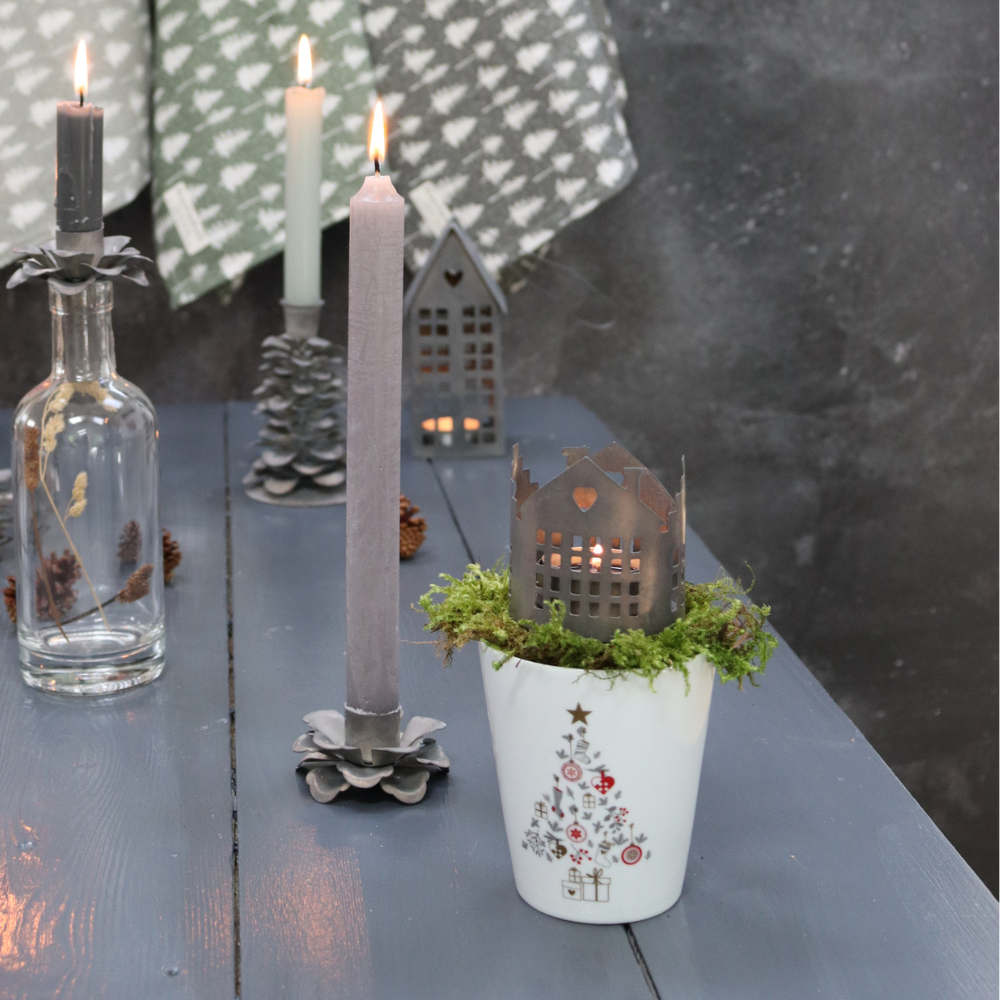Krasilnikoff Kerzenhalter Häuschen für Teelicht