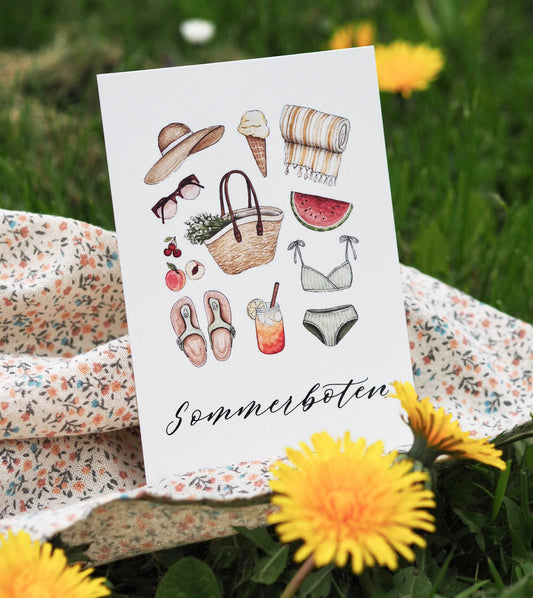 Postkarte "Sommerboten"
