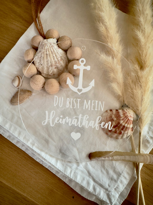 Scheibe "Anker" weiß - athomewithpaula