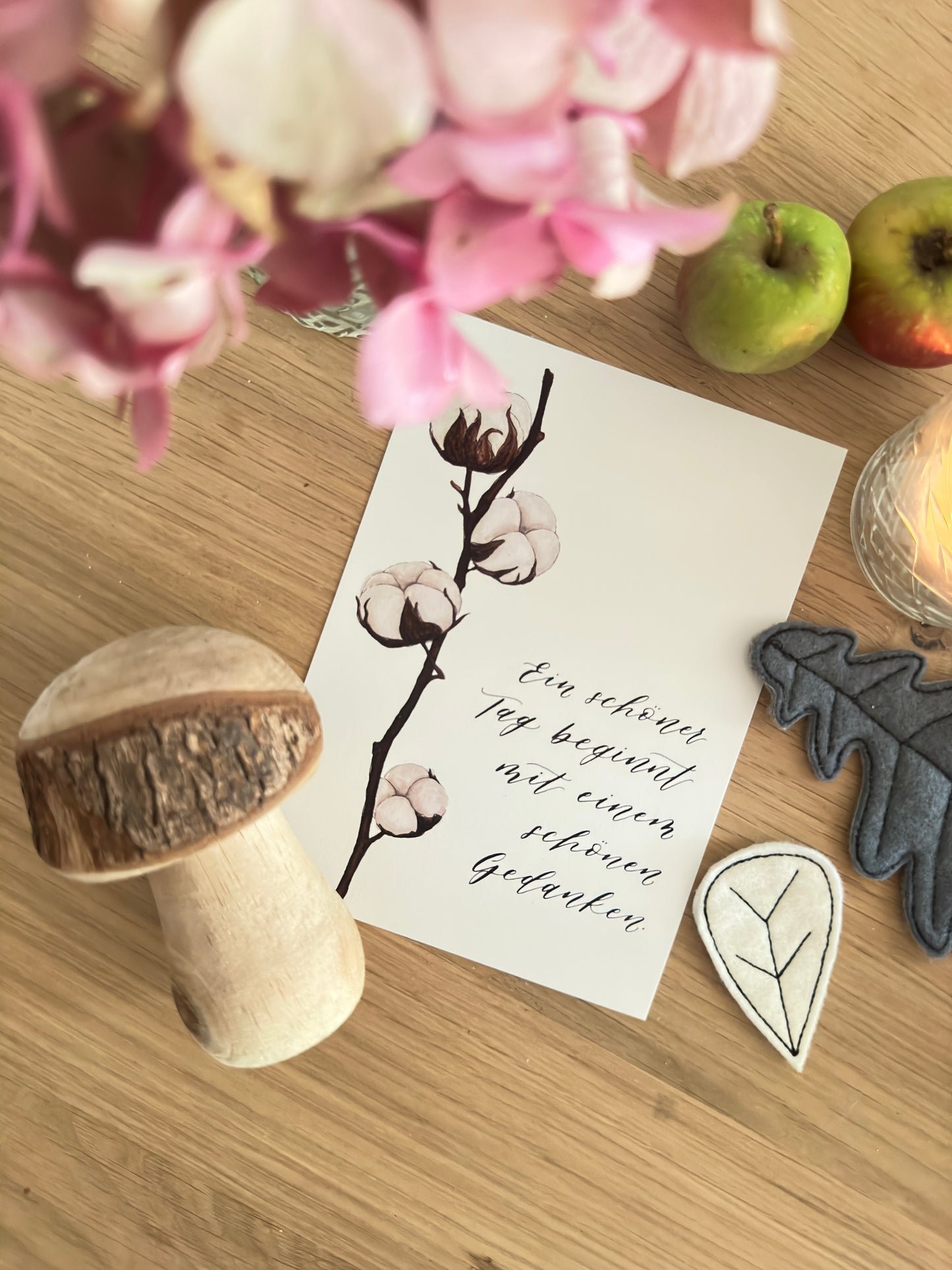 Postkarte A6 "BAUMWOLLE" - athomewithpaula