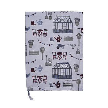 Krasilnikoff - Geschirrtuch My Garden