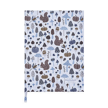 Krasilnikoff Geschirrtuch Herbst blau