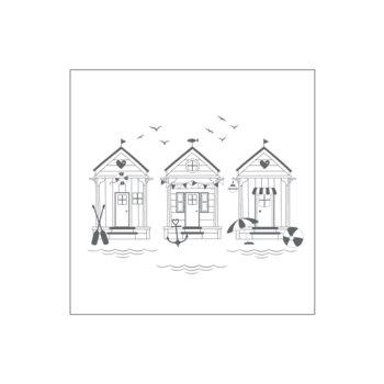 PAPIERSERVIETTE STRANDHÄUSER