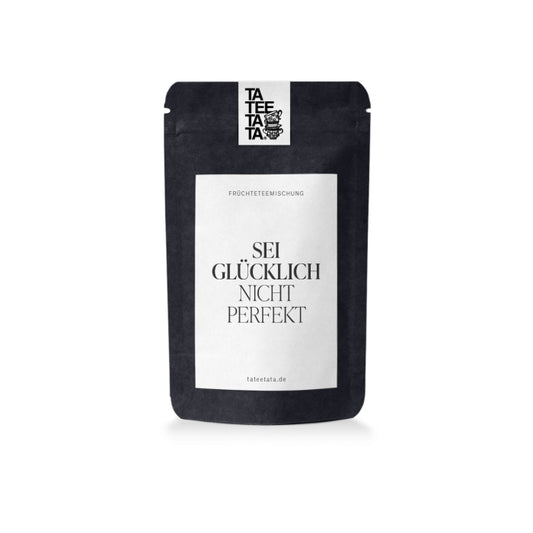 TaTeeTaTa Sei glücklich nicht perfekt | S 15g Früchteteemischung | Physalis Orange Geschmack