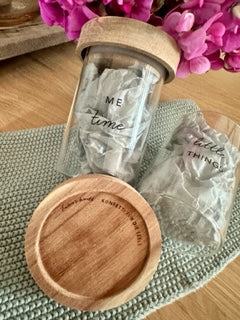 Mini Vorratsglas ME time schwarz - athomewithpaula