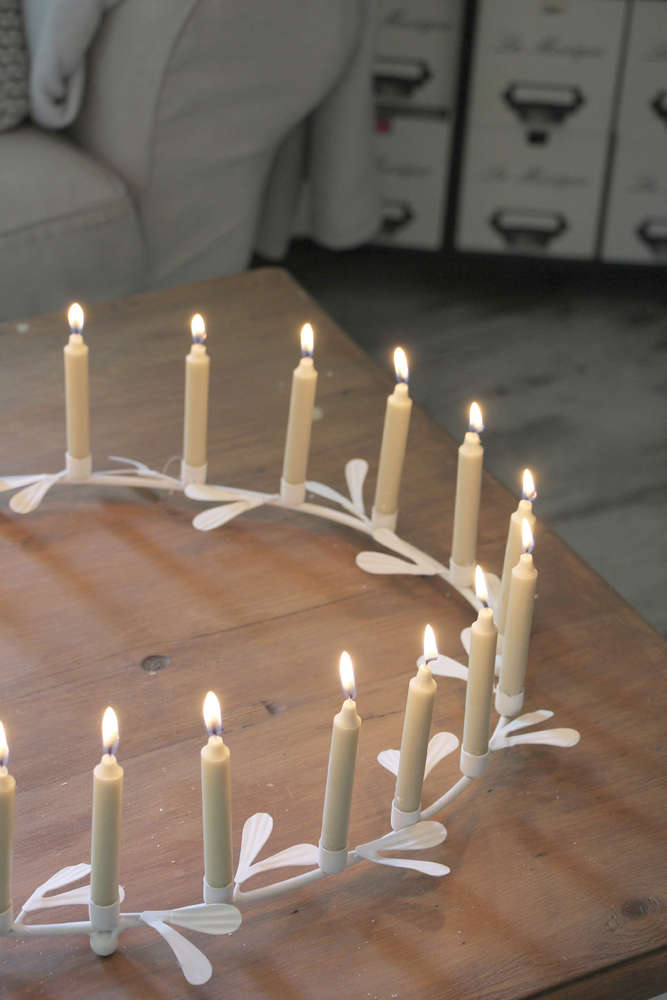 Weißer Kranz - athomewithpaula