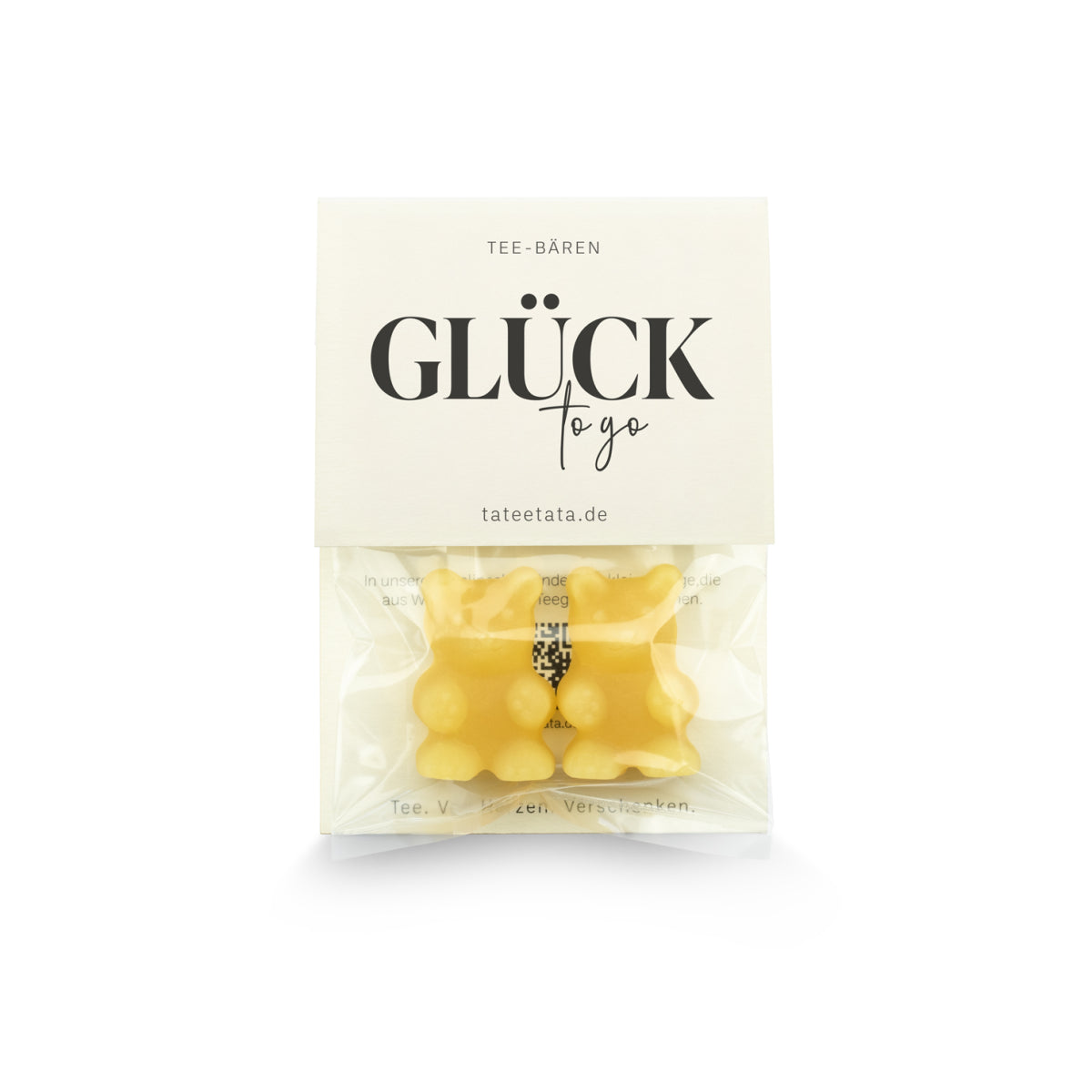 TaTeeTaTa Glück to go Tee-Bären MINI - Pfirsich Zitrone Geschmack - athomewithpaula